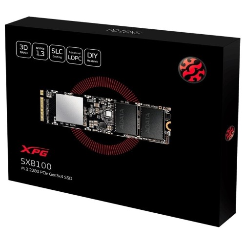Накопитель SSD Adata 256GB XPG SX6000 Lite, M.2 2280, PCI-E 3x4, [R/W - 1800/900 MB/s] 3D-NAND TLC